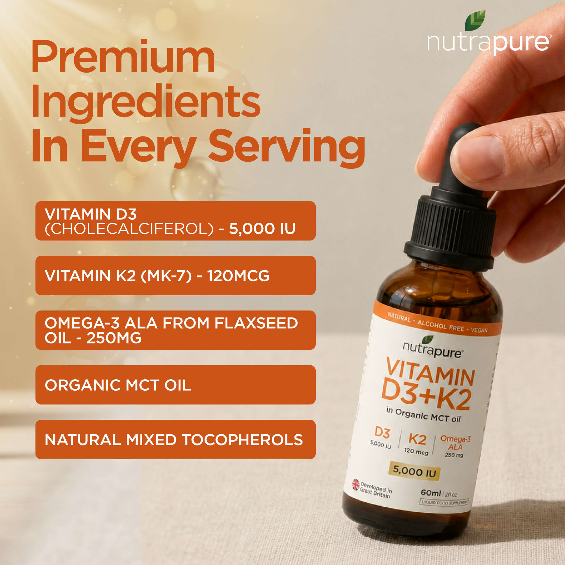 Premium ingredients in every serving